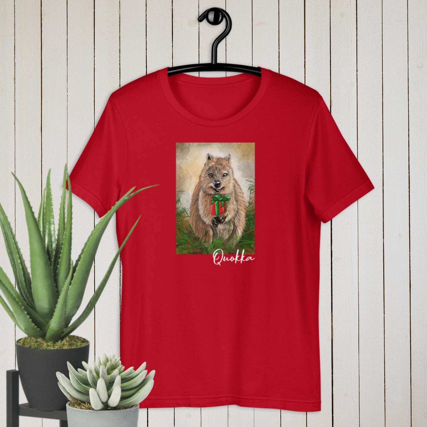 Australian Animal Chrissy Tee - Quokka - ElmsCreative