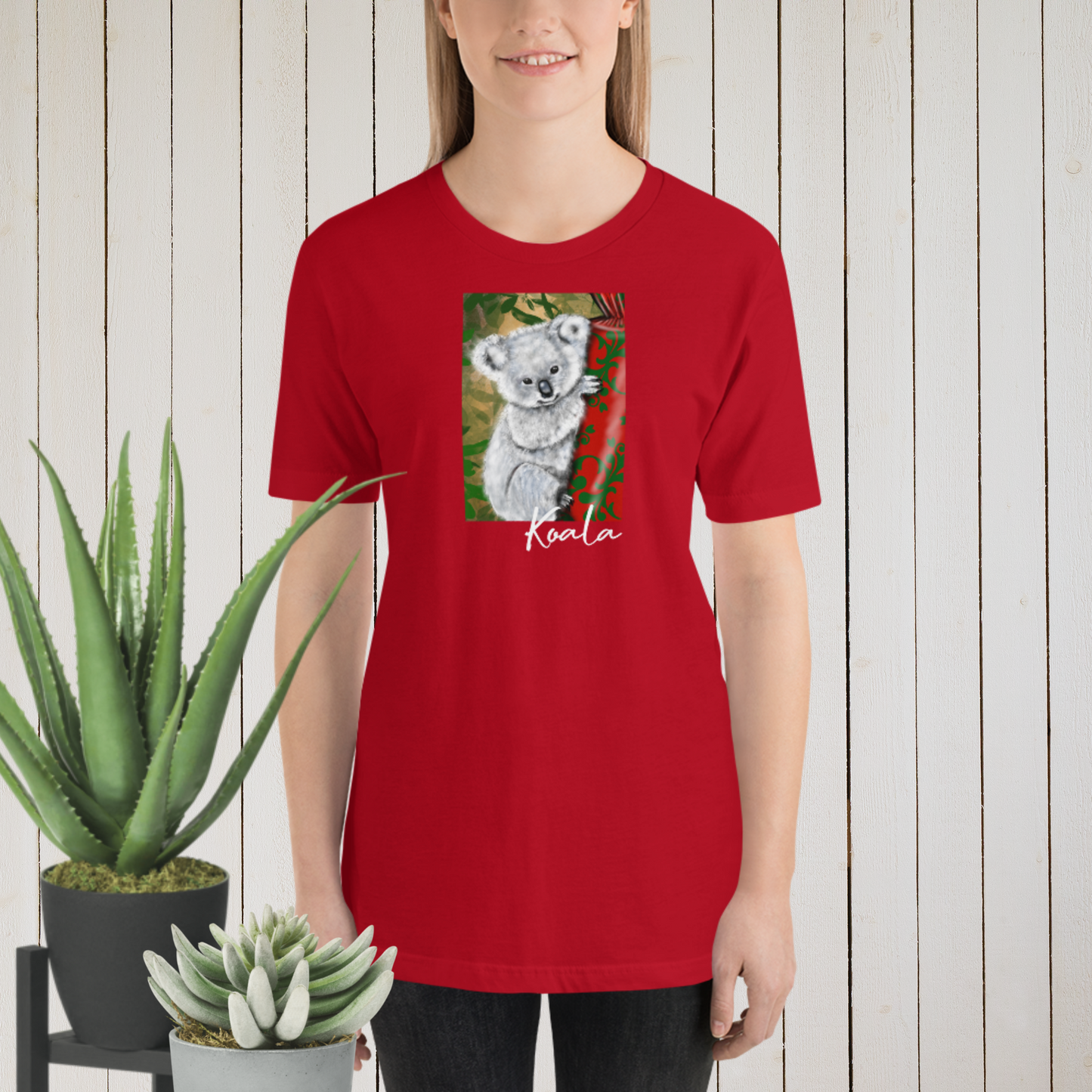 Australian Animal Chrissy Tee - Koala - ElmsCreative