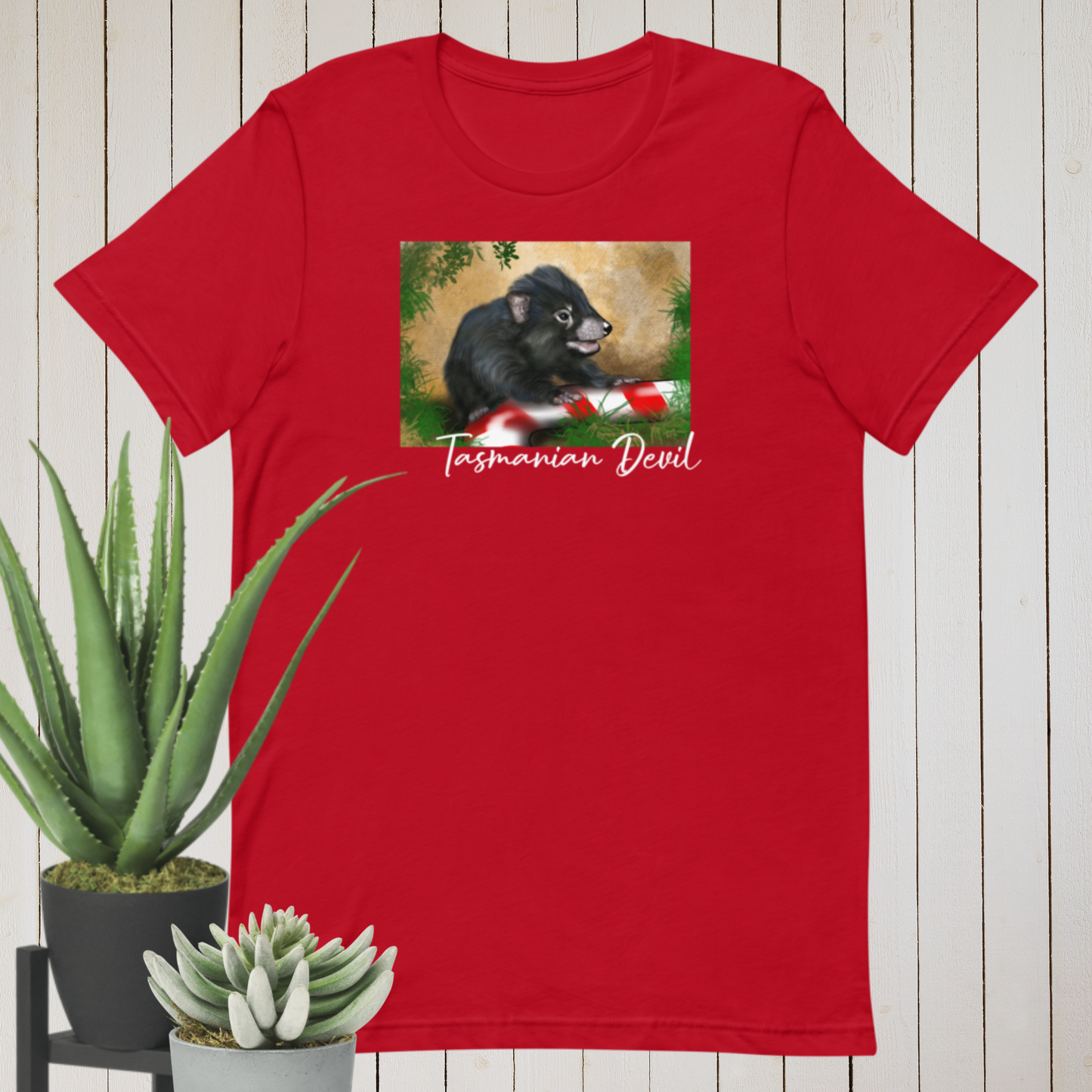 Australian Animal Chrissy Tee - Tasmanian Devil - ElmsCreative