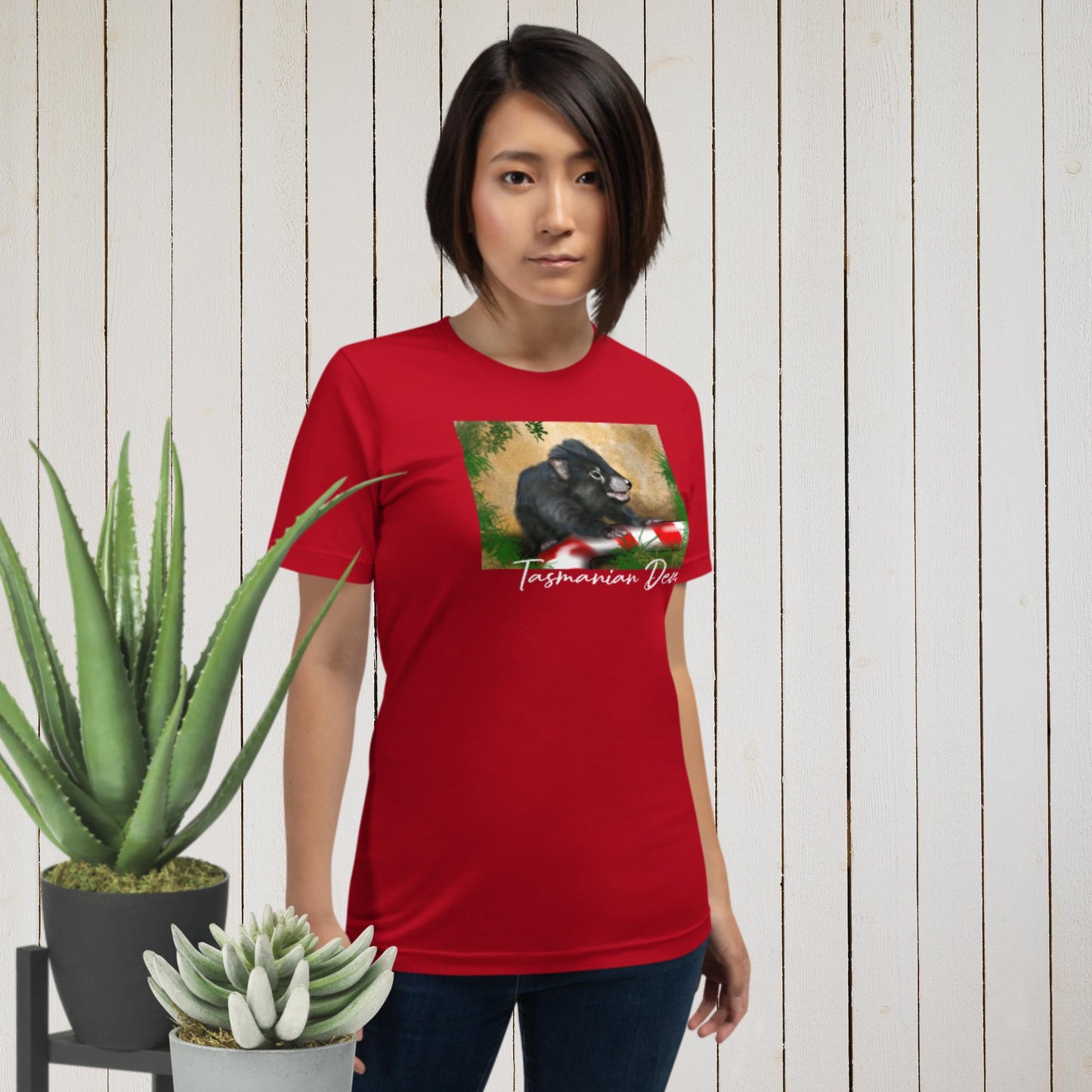 Australian Animal Chrissy Tee - Tasmanian Devil - ElmsCreative