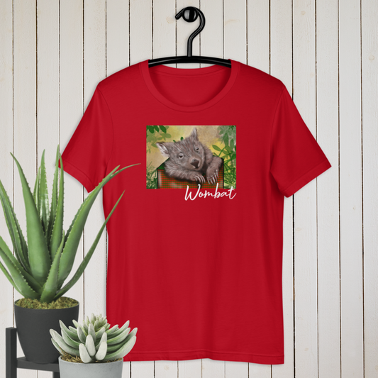 Australian Animal Chrissy Tee - Wombat - ElmsCreative