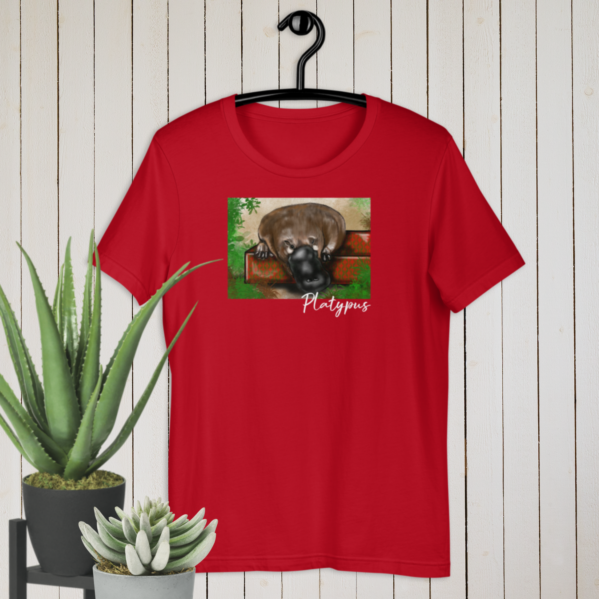 Australian Animal Chrissy Tee - Platypus - ElmsCreative