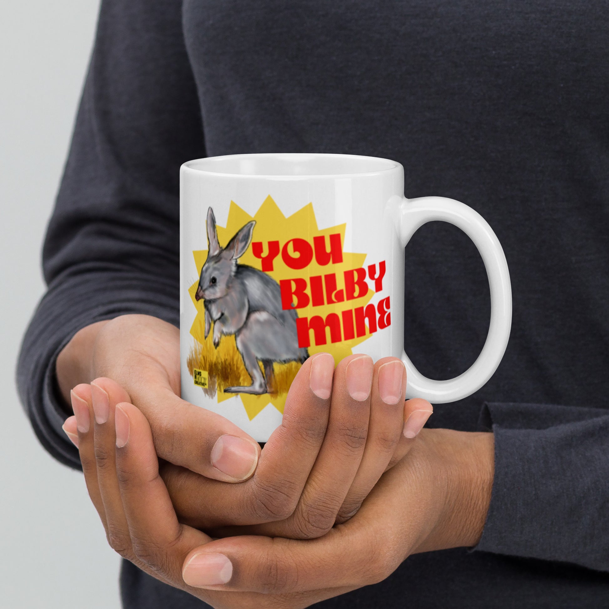 Bilby Mug - "You Bilby Mine" - ElmsCreative