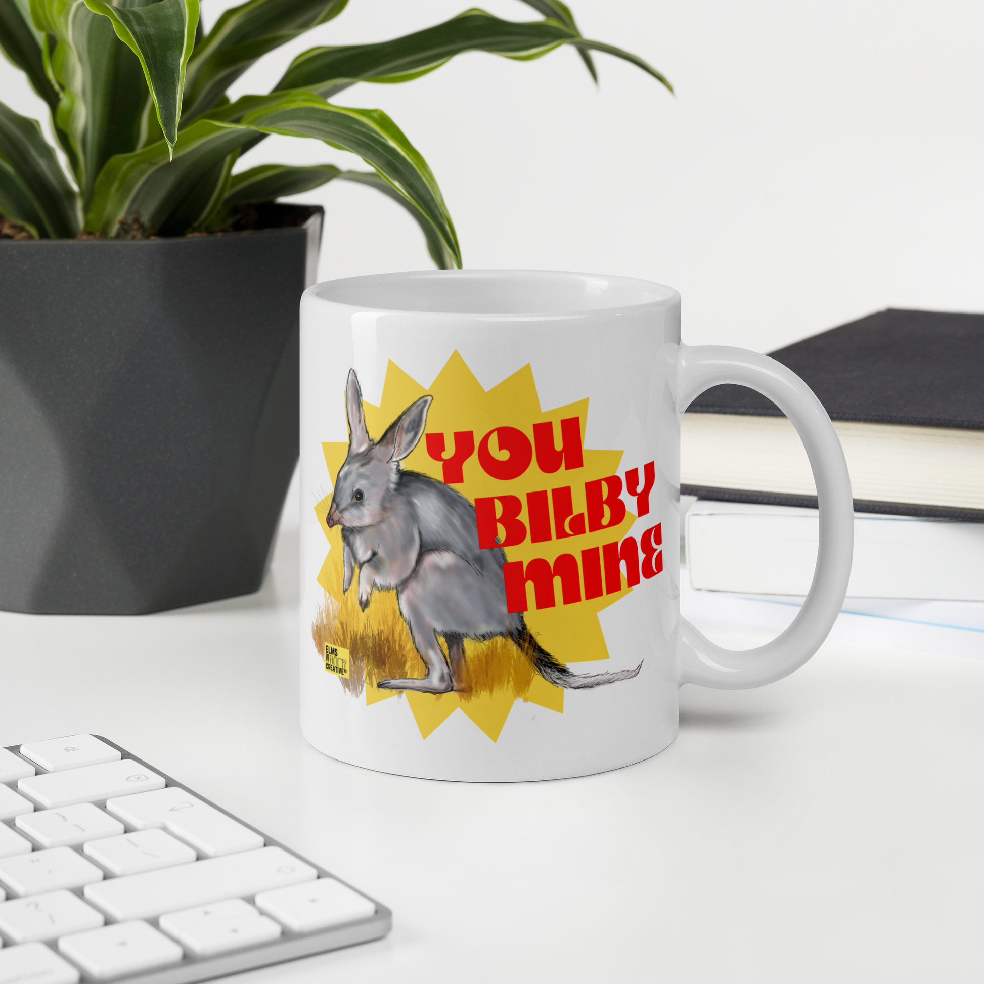 Bilby Mug - "You Bilby Mine" - ElmsCreative