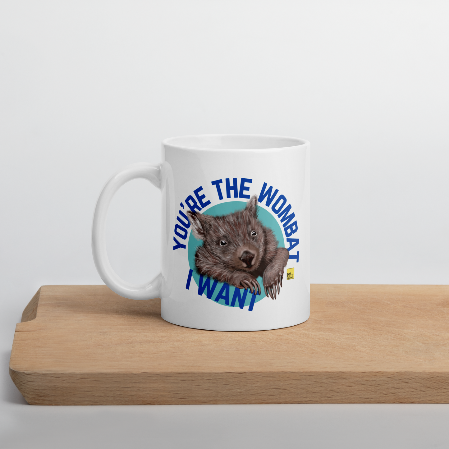 Wombat Mug - "You're the wombat I want" - ElmsCreative