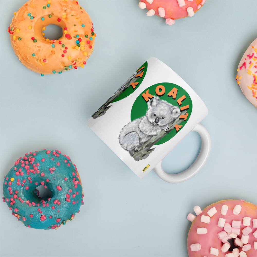 Koala Mug - "Koality" - ElmsCreative