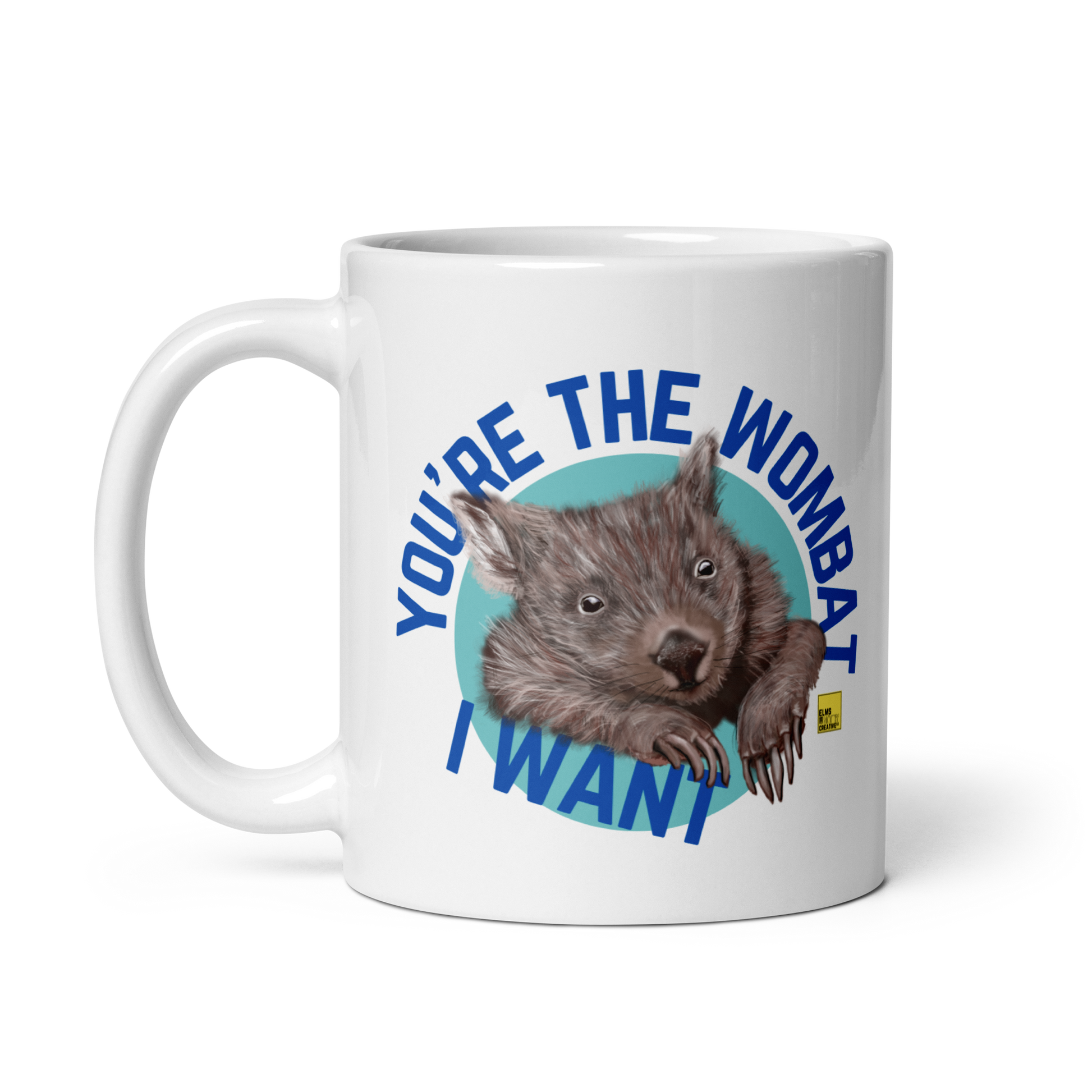 Wombat Mug - "You're the wombat I want" - ElmsCreative