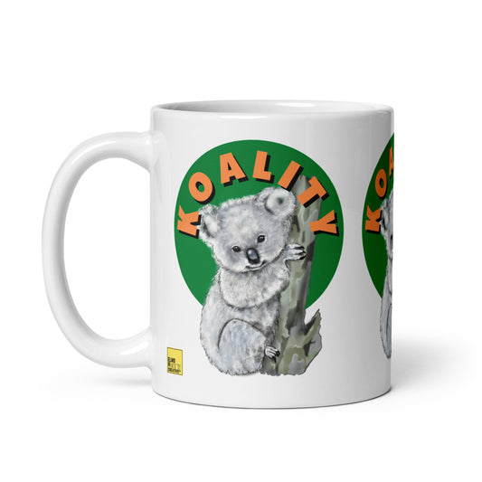 Koala Mug - "Koality" - ElmsCreative
