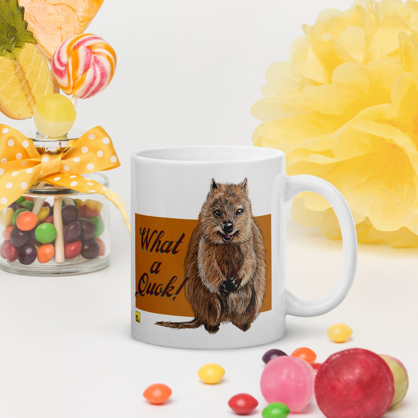 Quokka Mug - "What a Quok!" - ElmsCreative