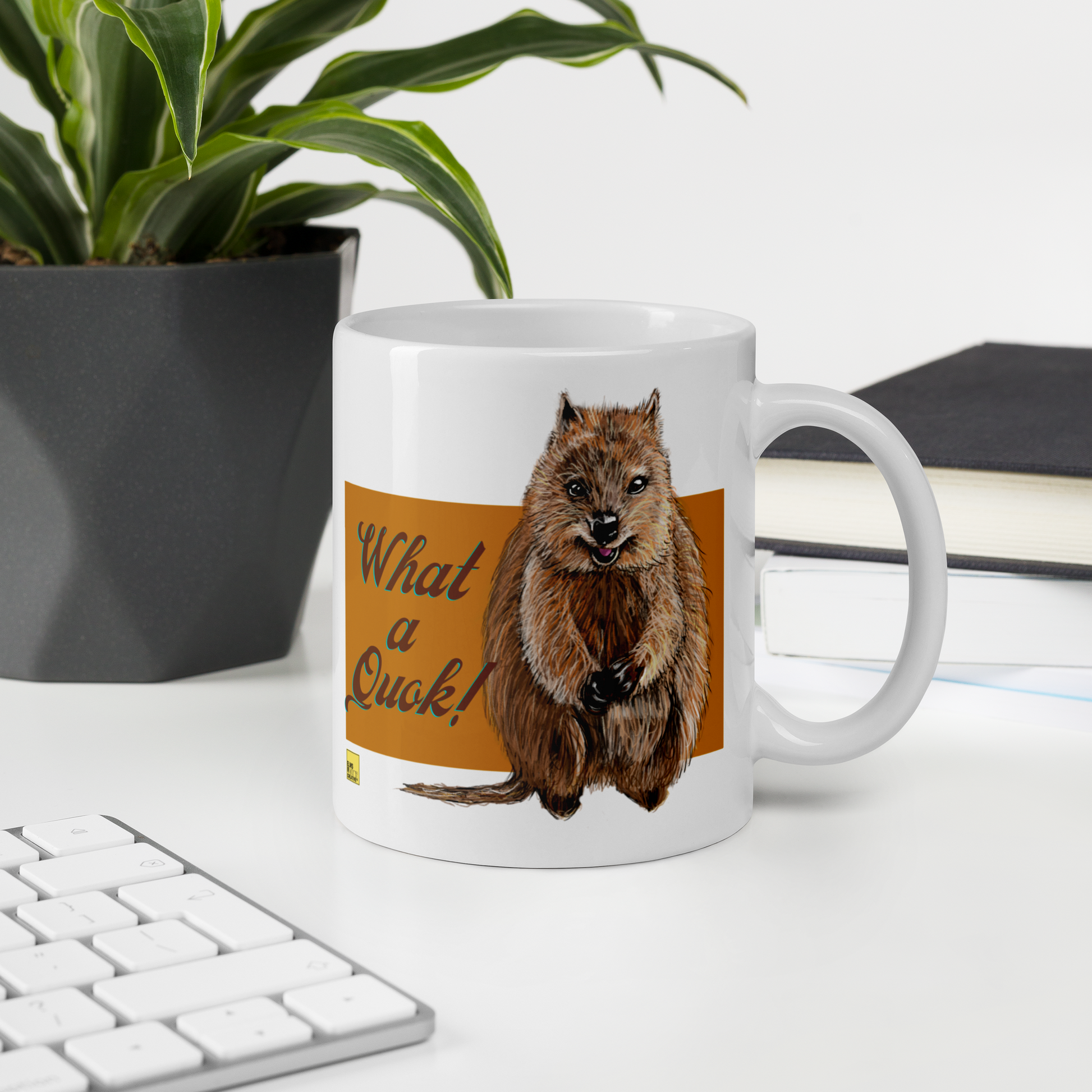 Quokka Mug - "What a Quok!" - ElmsCreative