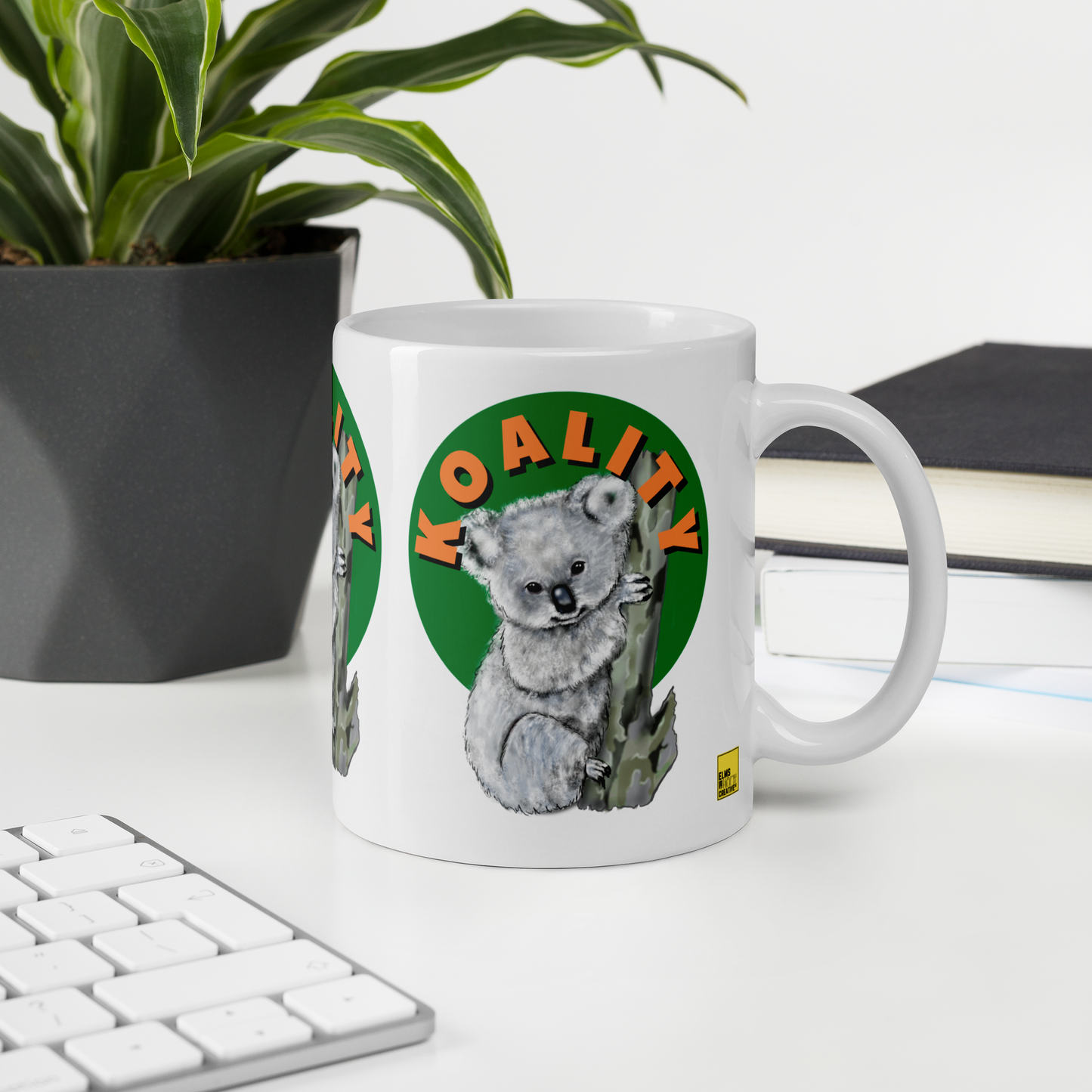 Koala Mug - "Koality" - ElmsCreative